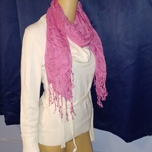 Long Beautiful Pink Scarf/Wrap